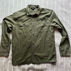 Mens Volcom Camp Shirt Sz L